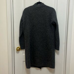 uniqlo wool grey 100% wool cardigan XS